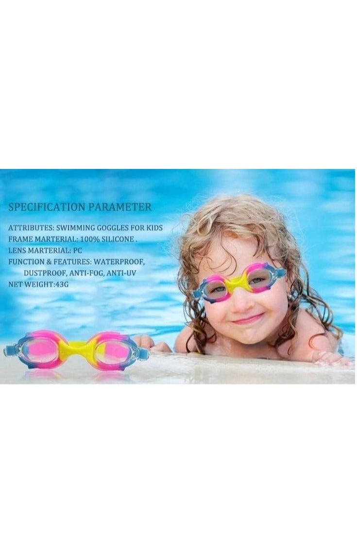 رونق نظارات سباحة، نظارات سباحة مضادة للتسرب، مضادة للضباب، حماية من الأشعة فوق البنفسجية، نظارات سباحة سريعة التعديل من السيليكون الناعم مع حقائب للرجال والنساء والصغار والأطفال_ نظارات سباحه ، معدات سباحه ، اكسسوارات سباحه ، مستلزمات سباحه العاب مائيه - Image 4