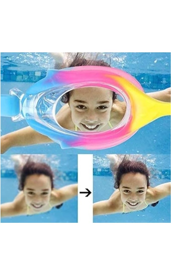 رونق نظارات سباحة، نظارات سباحة مضادة للتسرب، مضادة للضباب، حماية من الأشعة فوق البنفسجية، نظارات سباحة سريعة التعديل من السيليكون الناعم مع حقائب للرجال والنساء والصغار والأطفال_ نظارات سباحه ، معدات سباحه ، اكسسوارات سباحه ، مستلزمات سباحه العاب مائيه - Image 5