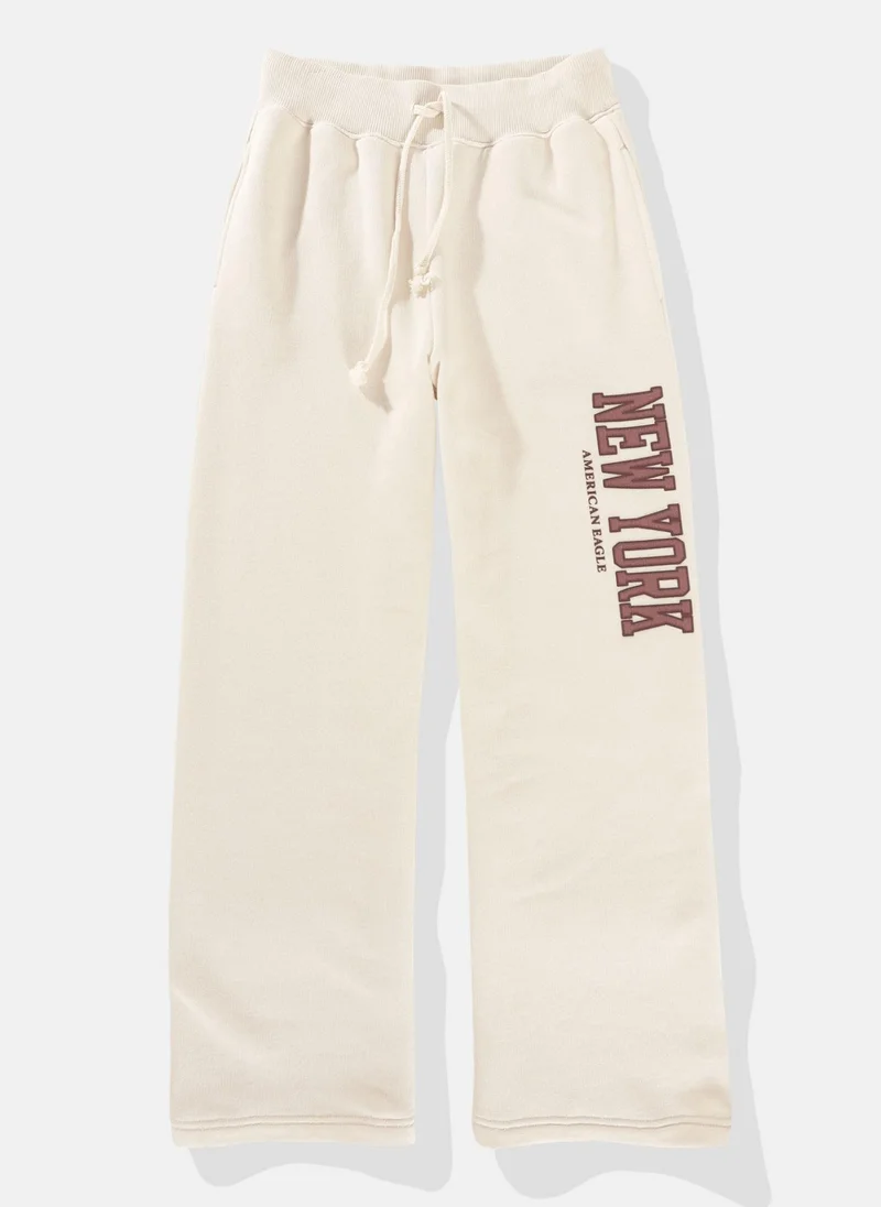 American Eagle High Waist Graphic Sweatpants
