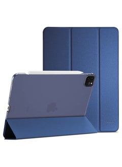 Procases iPad Pro 12.9 Case 2021 2020 2018, Slim Stand Hard Back Shell Smart Cover for iPad Pro 12.9" 5th Gen 2021/4th Gen 2020/3rd Gen 2018 -Navy  - Image 1