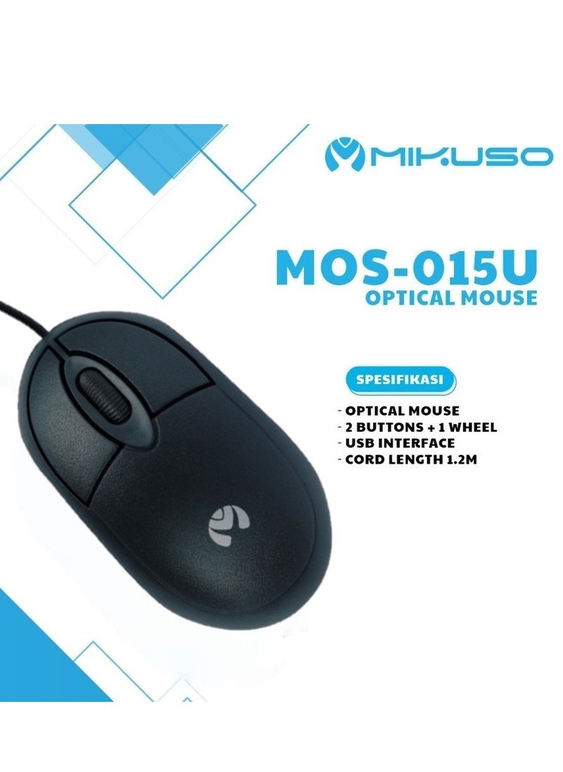MIKUSO Mouse USB Optical MIKUSO MOS-015U  - Image 3