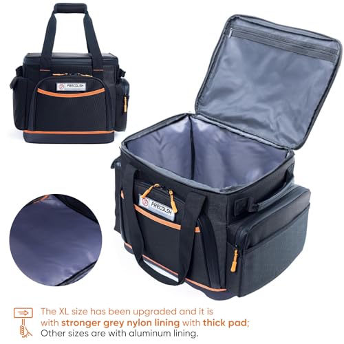 FRECOLSH Travel Carrying Case Compatible with Jackery Explorer 1500 Portable Power Station Storage Case with Water proof Bottom and Pocket for Jackery Accessories Solar Generator Storage Bag Only - Image 3