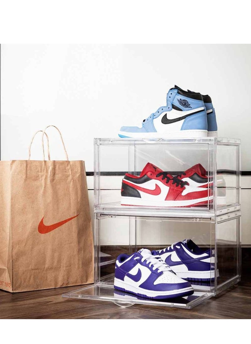 Kicks Protect - StackEm Sneaker Crates Shoe Box Side Drop Clear - Image 1
