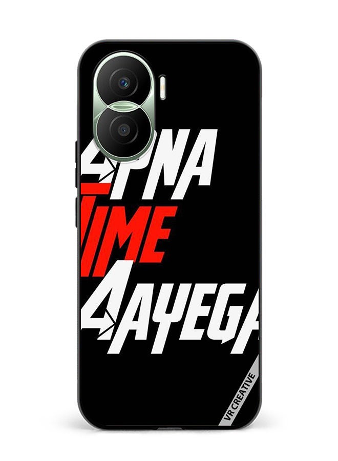 VR CREATIVE Protective Case Cover For Honor Play7T Pro Apna Time Ayega Design Multicolour - Image 1