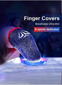 KASTWAVE 4-Piece Mobile Gaming Finger Sleeves – Sweatproof, Anti-Slip, Ultra-Thin Conductive Fabric for PUBG, Free Fire & Call of Duty  - Image 3