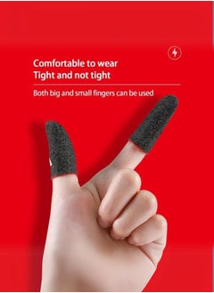 KASTWAVE 4-Piece Mobile Gaming Finger Sleeves – Sweatproof, Anti-Slip, Ultra-Thin Conductive Fabric for PUBG, Free Fire & Call of Duty  - Image 4
