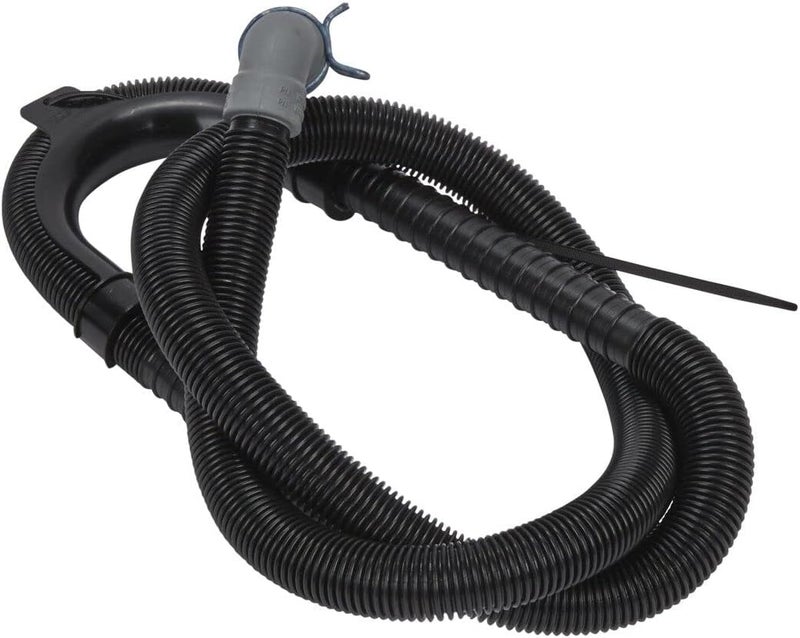Whirlpool W11281268 Genuine OEM Drain Hose For Washers Black  Replaces WPW10267638 W10267638 W11250143 W11044871 W11198580 W11234073 - Image 1