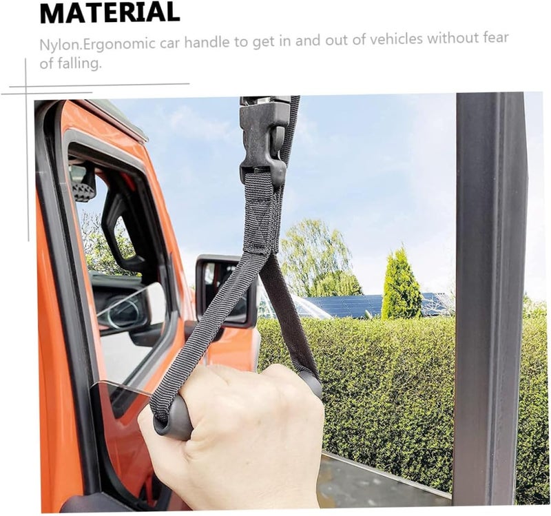 2pcs Car Support Grip Handles Non-Slip Vehicle Standing Aid Handle Automotive Grab Bar for Elderly and Disabled Assistance - Image 3