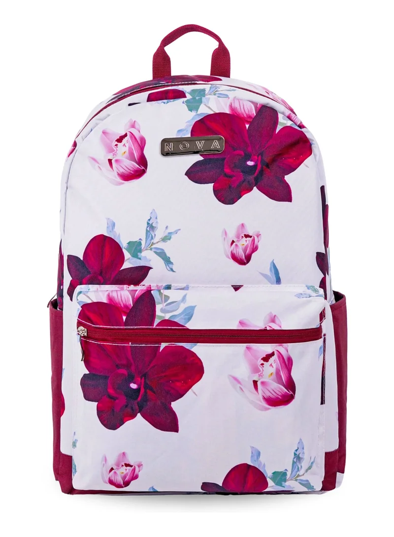 Nova Nova Flower1 18-Inch School Backpack for Girls, School Bag