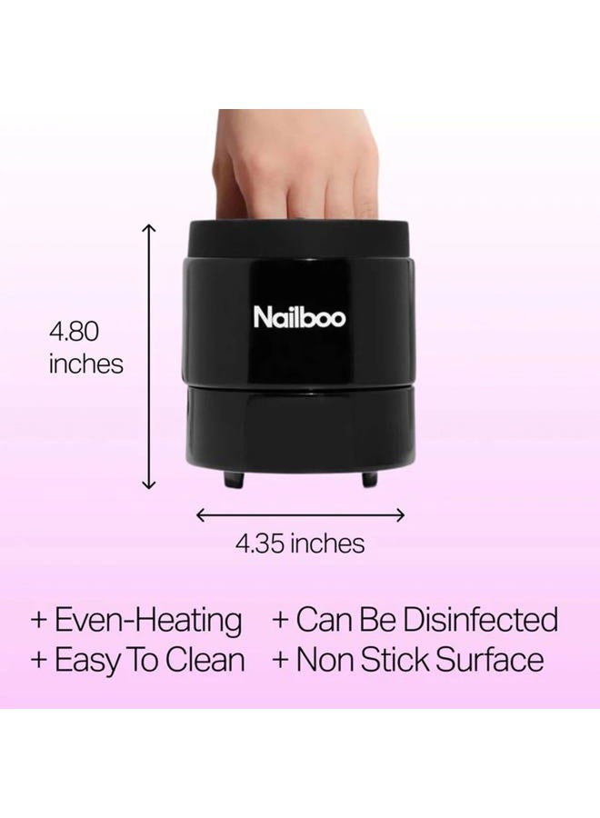 Nailboo وعاء إزالة طلاء الأظافر السحري، وعاء نقع الأظافر الكهربائي يزيل بسهولة مسحوق الأظافر، الأكريليك، طلاء الجل والأظافر اللاصقة، الحجم المثالي لعمل الأظافر - Image 5