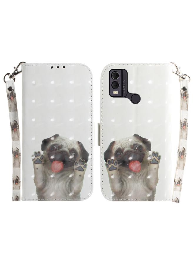 S-TOP Case For Nokia C22 3D Colored Horizontal Flip Leather Phone Case - Image 1