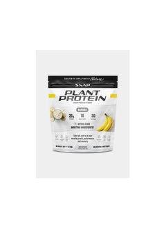 SNAP SUPPLEMENTS Plant Protein Vegan Protein Powder Banana21g Protein 18 Amino Acids 30 Servings + Nitric Oxide  - Image 1