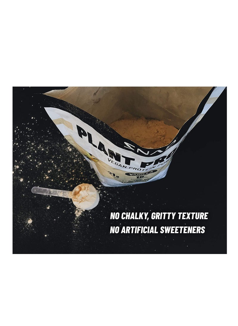 SNAP SUPPLEMENTS - Plant Protein Vegan Protein Powder Banana21g Protein 18 Amino Acids 30 Servings + Nitric Oxide - Image 1