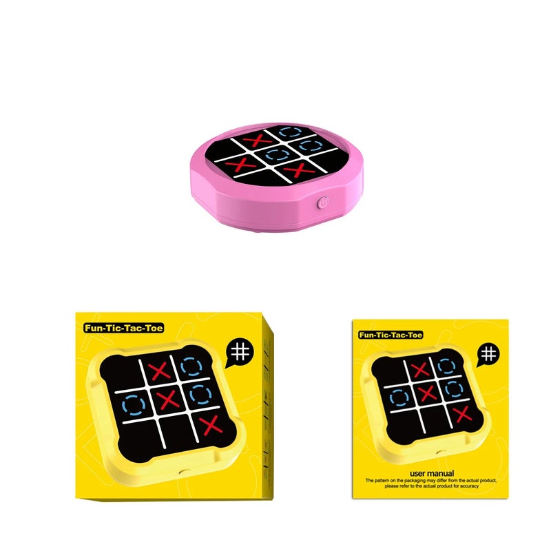 Y&D Electronic Tic-Tac-Toe Board Game 4-in-1 Set - Portable Strategy Game with X & O Letters - ABS Material - Indoor Party Fun - Image 1