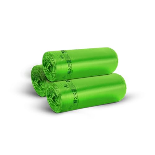 Dr.Bio Dr. Bio Compostable Biodegradable Eco Friendly Garbage Bags 21 X 19 Inches (Medium) 90 Count Bags (6 Rolls) Dustbin Bag/Trash Bag With Leak Resistant - Green Color Cpcb Certified - Image 1
