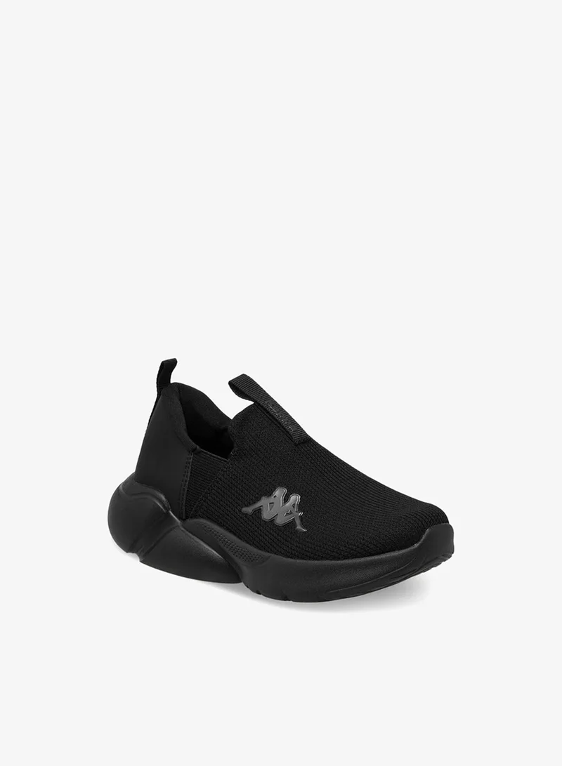 Kappa Boys' Logo Detail Slip-On Sports Shoes with Pull Tab