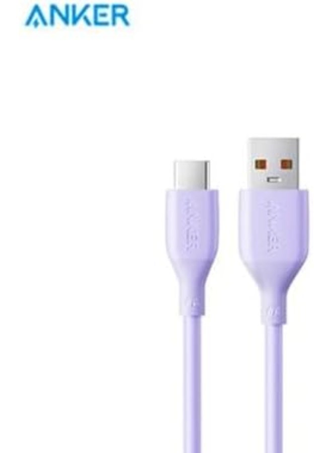 Anker Cable USB-A to USB-C Cable 6A (1.0m), High Durability Type C Braided Charging Cable A80016Q1