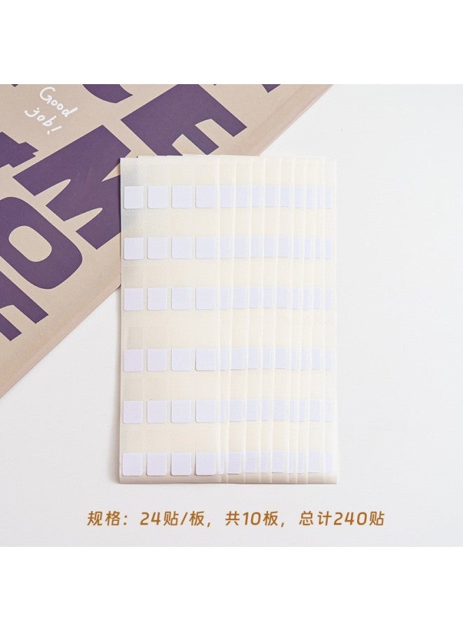 YILI Morandi Student Classification Writing Index Sticker Label Sticker Sticky Note Color Fluorescent Sticker Signature Paper Cable Sticker - Image 1