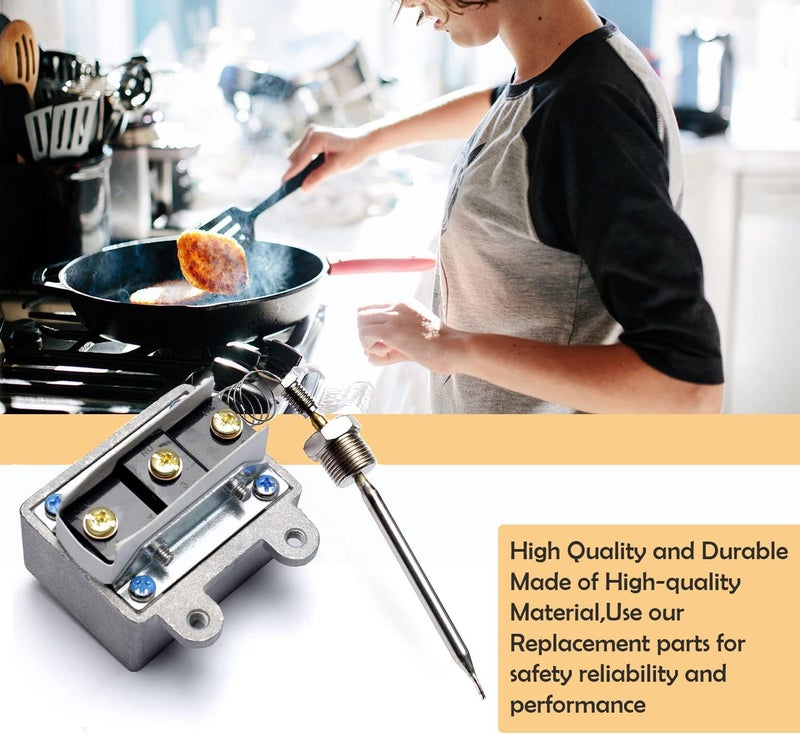 WIRELEL 1177 high limit thermostat fryer switch for Fryer 38 Mpt Stuff Box LCCM2003000 Gas Fryer 301030005 HiLimit Compatible With Atosa Catering Equipment - Image 2