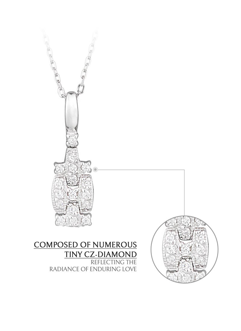 Eternal Vow Necklace Pendant With Sterling Silver
