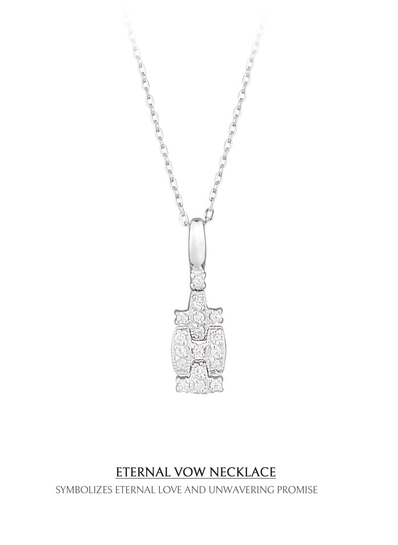 Eternal Vow Necklace Pendant With Sterling Silver