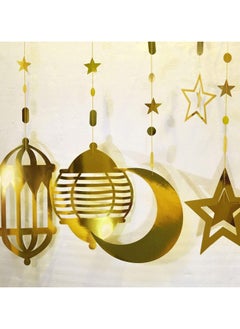 8pcs Islamic Gold Star Crescent Moon Lantern Ramadan Garland EID Decoration Home Happy Ramadan Mubarak Party Decor Hanging Streamer Wedding Backdrop Banner Aladdin Birthday Party Supplies - pzsku/Z42D613A5D61977844CB2Z/45/_/1736244211/47ca7c91-6b81-4e84-aa46-f6ca5285edbc