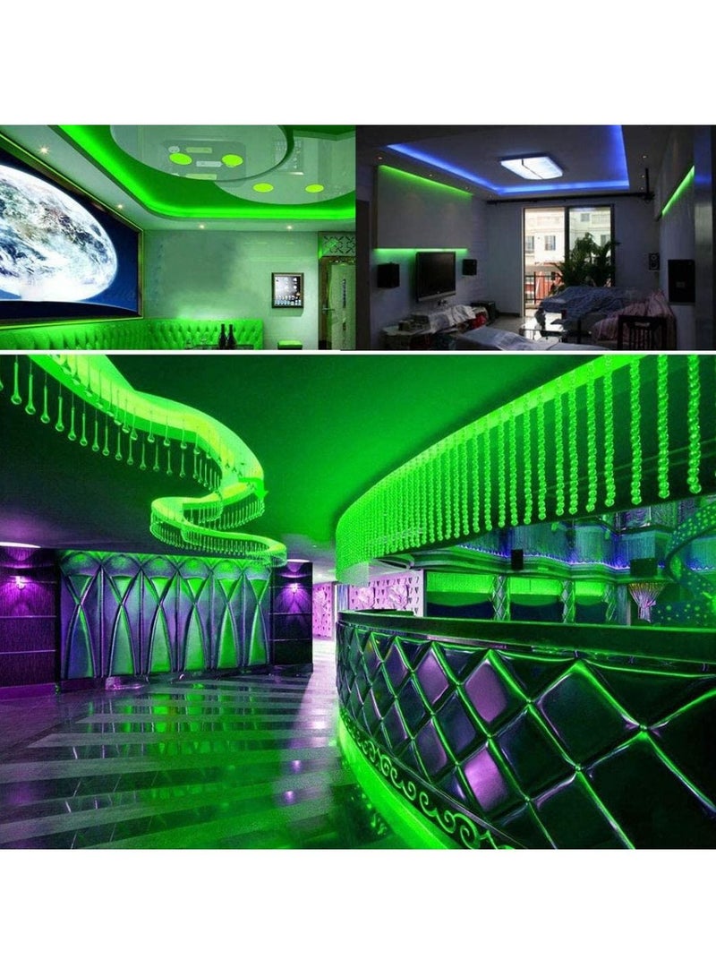 يوويل شريط إضاءة LED لتزيين المنزل وغرفة النوم 12 وات SMD 2835128 LEDS 24VDC CRI 90 5 متر لفة IP20 أخضر  - Image 2