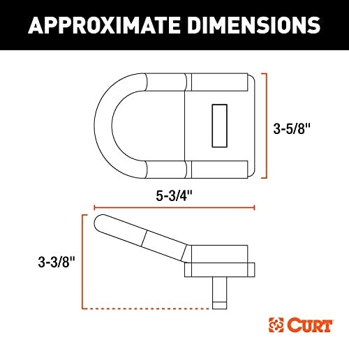 Curt Manufacturing 16000 Fifth Wheel Safety Chain Loop Kit - Image 3