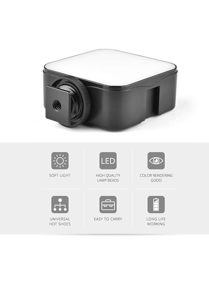 PLOKAMA PK-70 LED Video Light, Dimmable Camera Light Panel with Adjustable Brightness & Color Temperature 3200K-5600K, Rechargeable Battery, for YouTube, Photography, Vlogging, Zoom, Streaming - Image 3