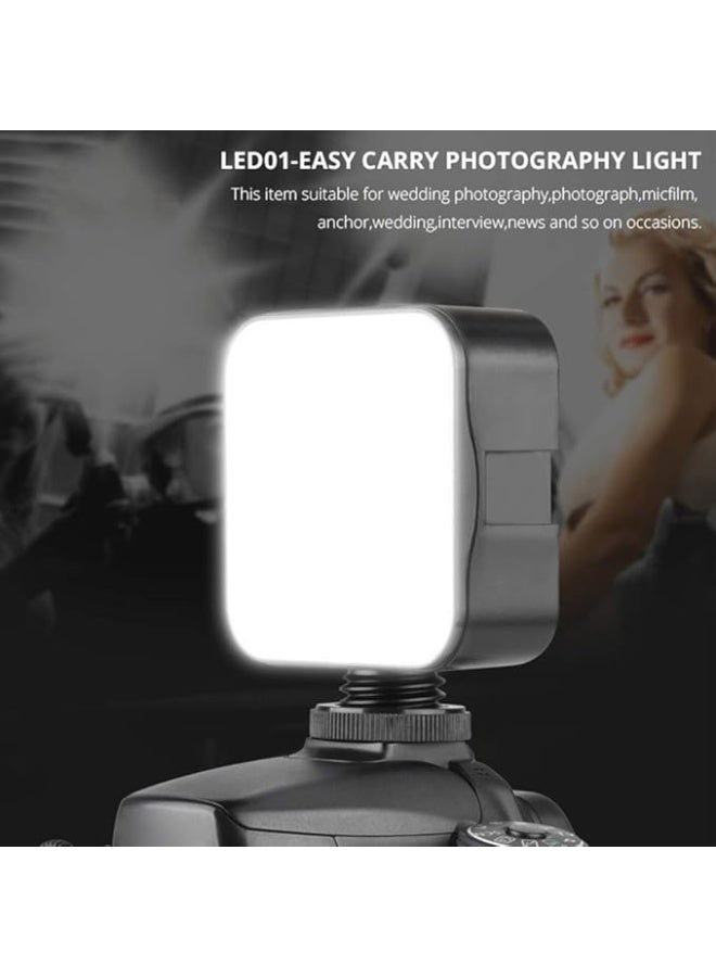PLOKAMA PK-70 LED Video Light, Dimmable Camera Light Panel with Adjustable Brightness & Color Temperature 3200K-5600K, Rechargeable Battery, for YouTube, Photography, Vlogging, Zoom, Streaming - Image 2