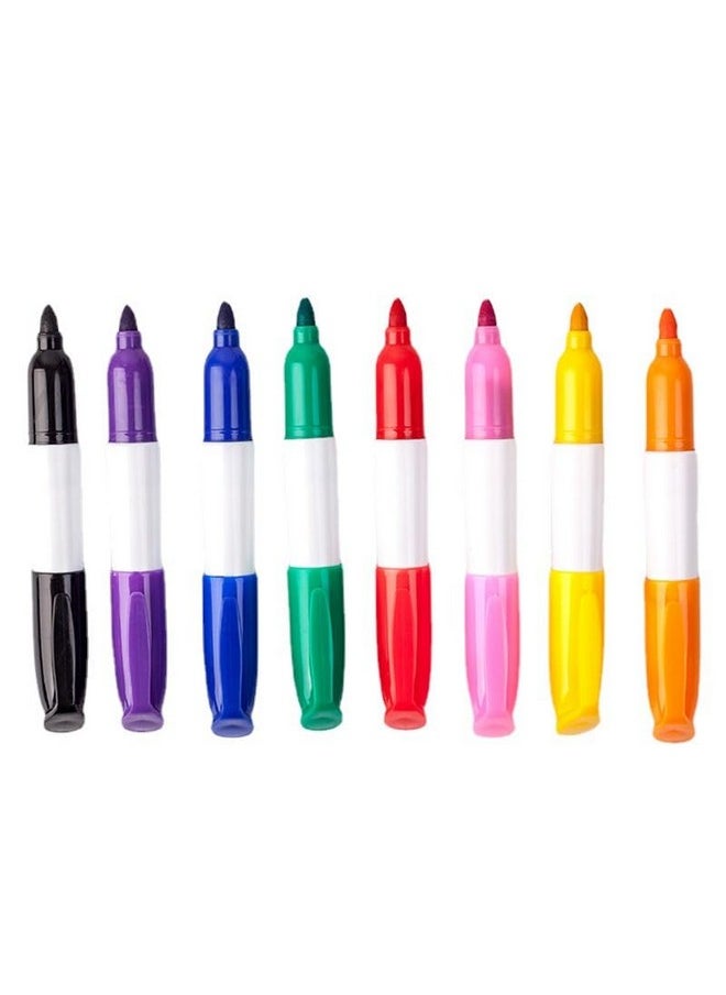 SKKSTATIONERY 36-Pcs Mini Markers, Assorted Colors, Mini Colored Permanent Markers, Marker Pens 3.5'', Markers  - Image 2