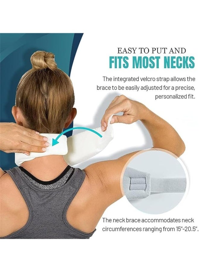 Neck Brace for Neck Pain and Support,Soft Foam Wraps Keep Vertebrae Stable and Aligned forStabilizes Vertebrae & Relieves Neck Pain - Image 4