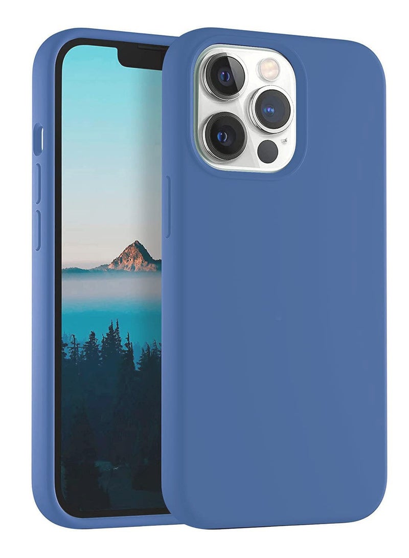 BORTONY iPhone 13 Pro Case Liquid Silicone Anti Scratch Anti Fingerprint Soft Silky Touch Shockproof Protective Cover for Apple iPhone 13 Pro - Image 1