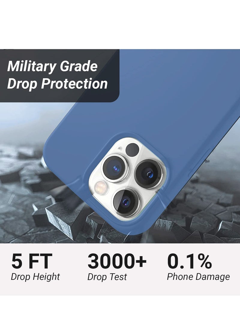 BORTONY iPhone 13 Pro Case Liquid Silicone Anti Scratch Anti Fingerprint Soft Silky Touch Shockproof Protective Cover for Apple iPhone 13 Pro - Image 4