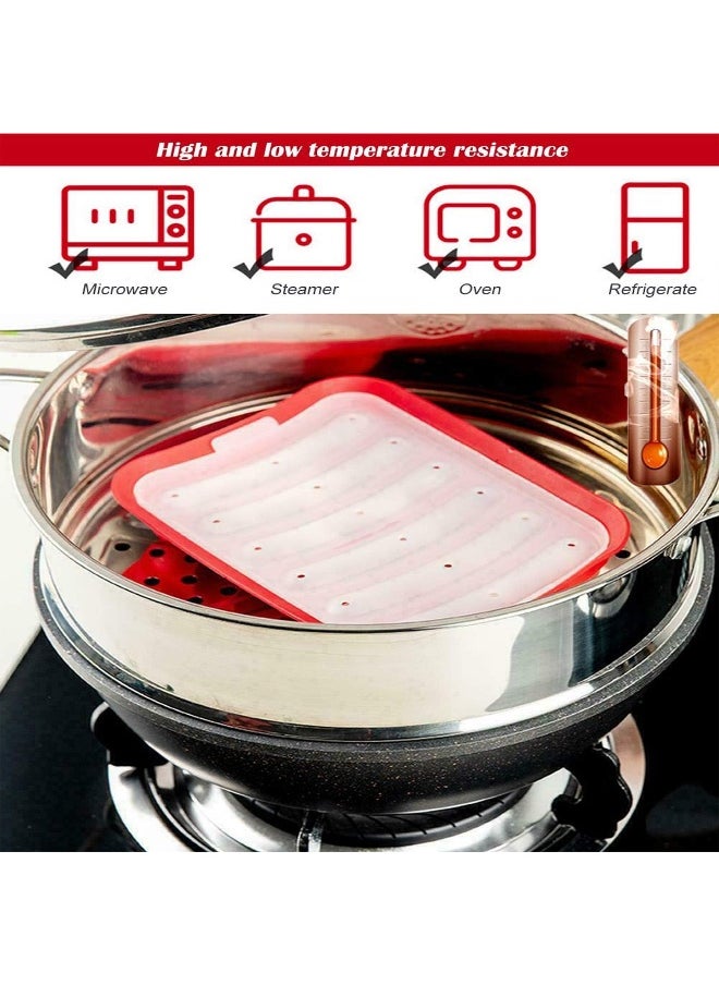 كارب قالب سجق سيليكون من KARP غير لاصق، قالب خبز هوت دوج للأطفال DIY لنقانق البيض وقالب سجق إضافي للطفل، قالب شوكولاتة LCE كاندي جيلي  - Image 3