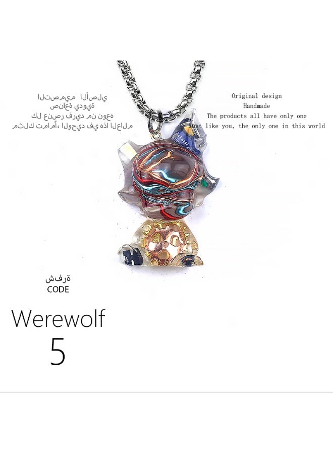 تصميم أصلي قلادة جرذان صغير مصنوعة يدويًا، فريدة وشخصية، هدية، سلسلة مفاتيح، إكسسوار مرآة السيارة، عصرية، وحيدة من نوعها، إبداعية، تتناسب مع جميع الإطلالات. - Image 5