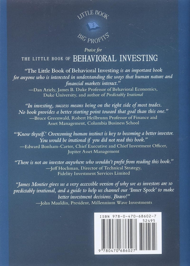 The Little Book of Behavioral Investing: How Not to Be Your Own Worst Enemy by James Montier - Hardcover - Image 2
