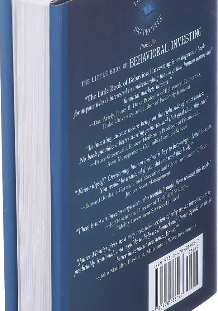 The Little Book of Behavioral Investing: How Not to Be Your Own Worst Enemy by James Montier - Hardcover - Image 4