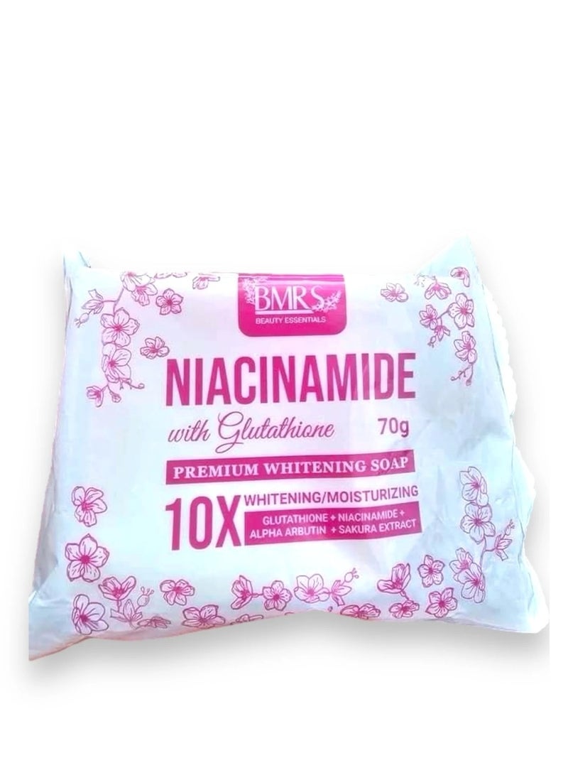 بمارس صابون تبييض نياسيناميد مع الجلوتاثيون 70 جرام - Image 1