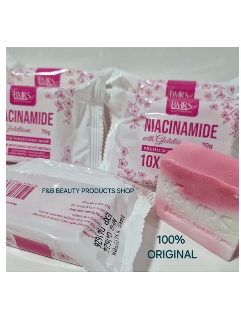 بمارس صابون تبييض نياسيناميد مع الجلوتاثيون 70 جرام - Image 4