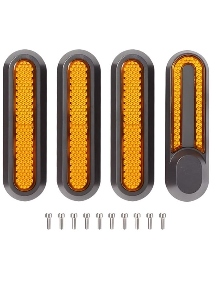 FIRST PRO Reflective Decorative Side Cover with Screws for Xiaomi M365 PRO PRO 2 1S Essential Lite Electric Scooter Strips Front and Rear Wheels Accessory Kit  - Image 1