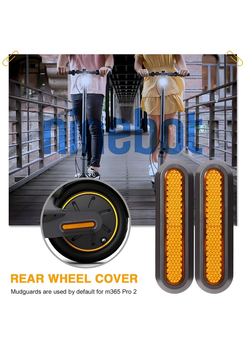 FIRST PRO Reflective Decorative Side Cover with Screws for Xiaomi M365 PRO PRO 2 1S Essential Lite Electric Scooter Strips Front and Rear Wheels Accessory Kit  - Image 4