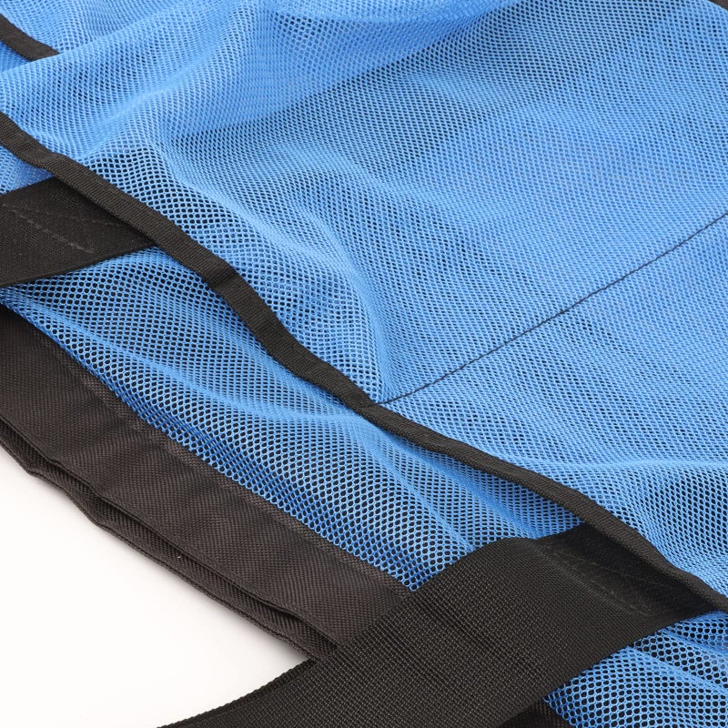 GOTDYA Extra Large Beach Bag, XL Mesh Tote with Zipper and Pockets Ideal for Your Family Beach Trip-Blue - Image 4