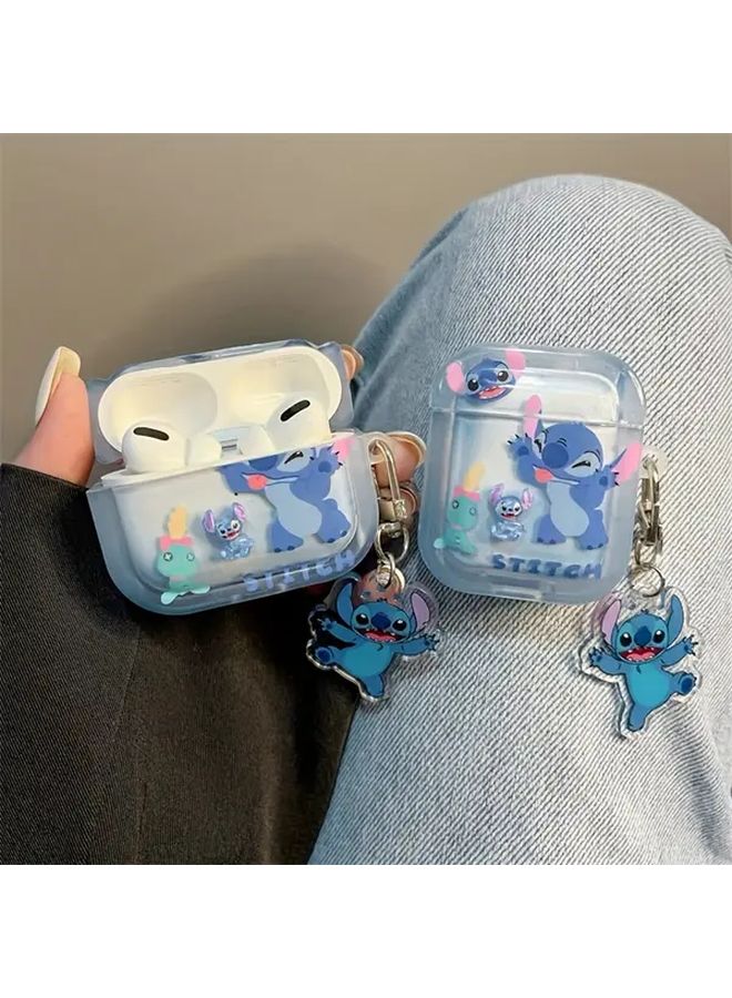 Disney Stitch Creative Headphone Case For Airpods 3 Drop Proof Earphone Shell - Image 4