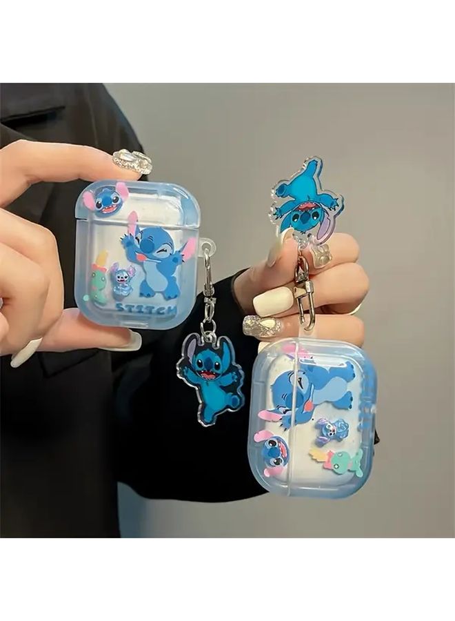Disney Stitch Creative Headphone Case For Airpods 3 Drop Proof Earphone Shell - Image 2