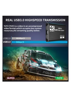 Excefore High-Performance Video Capture Card | USB 3.0, 4K HDMI Loop-Out | Full HD 1080P 60FPS, 2K 30FPS | Ideal for Streaming on PS5, Switch, Camera, PC, OBS | Durable & Compact - Black  - Image 4