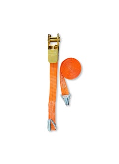 GTCFI GTCFI Premium Ratchet Tie Down Strap Heavy Duty Buckle Tie Down Lashing Polyester Straps Motorcycles 25 MM 5 Mtr 1TON Export Quality  - Image 1