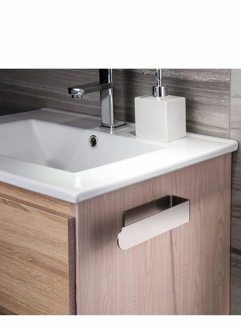 Y&D Hand Towel Holder/Hand Ring - Self Adhesive Bathroom Bar Stick on Wall, 304 Stainless Steel Brushed (Short)  - Image 4