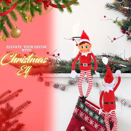 Elves Behavin Badly Christmas Elf Behaving Badly Plush Toy | Elfette Novelty Long Bendy Naughty Girl Christmas Doll | 12 Inches - Image 5