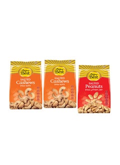 Best Salted Cashews Bag 3 x 150g 